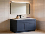 30" Navy Blue Shaker Base Cabinet with Soft-Close Door,Drawer,Space-Saving Solid Wood Unit with T2950P479981