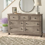 Classic Bedroom Furniture 1pc Dresser with 7 Drawers and Jewelry Tray Traditional Design Furniture B011P149829