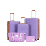 5-Piece Set ,Hard Case Spinner Wheels ABS Luggage Sets W284P208607