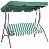 3-Seat Outdoor Porch Swing-Green 10668071