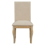 ZUN Set of 4 Dining chairs Wood Upholstered Fabirc Dining Room Chairs with Nailhead 30222012