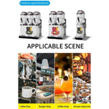 110V Commercial Slushy Machine 45L 3 Tank 1100W Stainless Steel Margarita Frozen Drink With Powerful W1676P146602