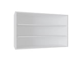 Wall Shelf 30" H, 3 Shelves, White B097P250901