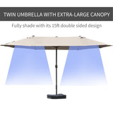 Outdoor beach umbrella/Double-Sided Market Umbrella 54071025