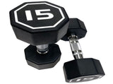 Premium Octagonal Dumbbell Large Numbers Hard Chrome Plated Handle Dumbbells to Assist with 54416919
