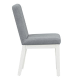 ZUN TREXM Simple and Modern 4-piece Upholstered Chairs with white legs for Living Room, Dining Room WF309287AAD