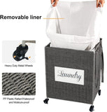Laundry Hamper with Lid Laundry Basket with Handles Liner Bag Paper Woven Hampers for Laundry 35995522