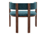 Unique Curved Back Design Wooden Dining Chair with Protective Pad Suitable for Kitchen or Dining T3609P482845