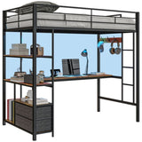 Twin Size Loft Bed 14224902