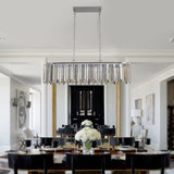 (Same as W1340P189407/L5018) Modern Oval Crystal ceiling chandelier Luxury Home Decor Light Fixture