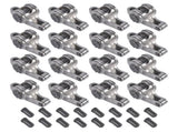 16Pcs 1.7 Ratio 7/16" Full Roller Stainless Steel Rocker Arm and Stud Set Fit for Chevy Big Block 36311306