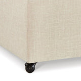 Modern Large Comfort Sofa Ottoman with Storage, Modular Sectional Storage Ottoman With Wheels For W2186P178685