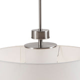 Metal Pendant with Drum Shade B03596560