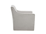 Slipcover Dining Arm Chair with Casters B035118590