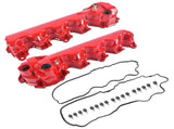 2PCS Red Aluminum Valve Covers Replacement for Ford F-150 F-250 F-350 Explorer Expedition Mustang 32779234