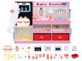 Pink Wooden Doctor Office Playset with X-ray ECG Monitor Sink Height Measurer for Toddlers 3-6 29590229