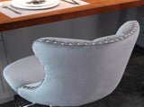 Furniture,Swivel Velvet Barstools Adjusatble Seat Height from 25-33 Inch, Modern Upholstered Chrome 49197082
