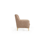 Luna Modern Style Chair in Copper B009138503