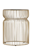 ET901 Modern Contemporary Metal Nested base and Tinted tempered glass top material 21" Height End B009P306193
