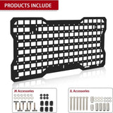 Tailgate Tactical Panel for Wrangler Tailgate Tool Kit Organizer Racks Compatible with Jeep Wrangler W2801P236409