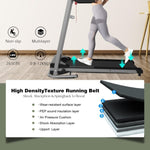 ZUN Foldable Treadmill 2.5HP Electric Folding Treadmill Running Walking Machine for Home Gym, Max 265 91264612