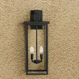 ZUN (Same as W1340119951/L1013) 4-Light Black Outdoor Wall Light (No Bulbs) W1340P206651