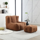 Fluffy bean bag chair, comfortable bean bag for adults and children, super soft lazy sofa chair with W1996P190379