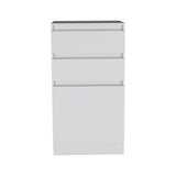Dresser 43"H, Jewelry Box, Mirror, Single Door Cabinet, Two Drawers, White B097132972