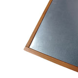 Potting Bench with Storage Cabinet and Metal Table Top for Outdoor Patio, Garden Furniture Wood 32240140