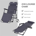 ZUN Folding Lounge Chairs / beach chair （Prohibited by WalMart） 48013648