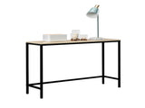 Industrial Style Porch Table Single Layer Light Walnut Color Triamine Board 97435886