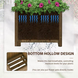 ZUN Wooden Planter、Flower shelf 48434966