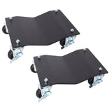 2PACK 2500lbs Capacity Professional Steel Vehicle Dollies,Heavy Duty Wheel Dolly,Car Dolly,Steel W465P262028