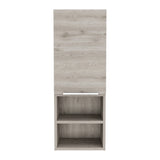 ZUN Light Grey 2-Shelf Bathroom Cabinet B06280563