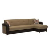 PrimeNest Concorde Collection Upholstered Convertible Chaise Lounge with Storage B030P305097