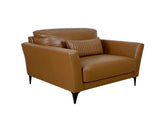 Tussio Saddle Tan Leather Chair W/Pillow B2726P457659