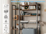 8-Tier Over The Toilet Storage with Side Rack, Over Toilet Storage Rack with Adjustable Shelf & 30930589