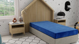 Kids Pedic 7" Waterproof Blue Twin Mattress B337P293566