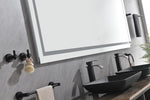 ZUN LED Bathroom Mirror 84 "x 48" with Front and Backlight, Large Dimmable Wall Mirrors with Anti-Fog, W928P177943