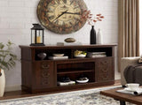 Retro TV Stand Storage for TVs up to 65'', Mid Century Modern TV Stand & Entertainment Center W2275P460426
