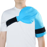 Relieve Shoulder Pain with Hot Cold Ice Pack Wrap - Reusable Compression Brace for Sports Injuries, 09766751