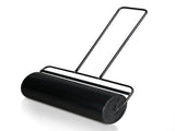 36in Cylindrical Iron Lawn Roller Black 48627172