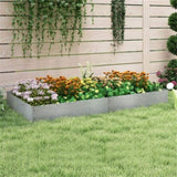 Galvanized Metal Landscape Edging Includes 6 Flexible Panels 30239382