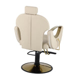 ZUN 360&deg; Swivel Reclining Salon Barber Chair with Heavy Duty Hydraulic Pump for Hair Stylists Home W676P187970