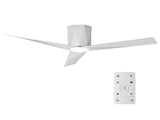 Ceiling Fans with Dimmable Led Lights, 52 Inch Flush Mount Ceiling Fan Remote Control, Quiet DC 91057415