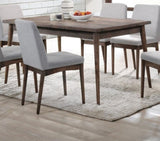 Contemporary Walnut Finish 1pc Dining Table Only Solid wood Rectangle Table Melamine MDF Dining Room B011P203548