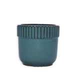 3 Pieces Ceramic Flowerpot, Modern Indoor Outdoor Planter for Garden & Patio - Antique Blue W3273P321474
