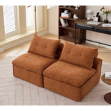 Modular Sofa,No Armrests,At will DIY,Soft Chenille Fabric,Neck W2108P261274