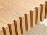 Modern 35.43 Inch Handcraft Drum Table Square Table for Living Room,Small Wooden W2582P360255