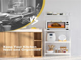 4 layer storage shelf white 83440110